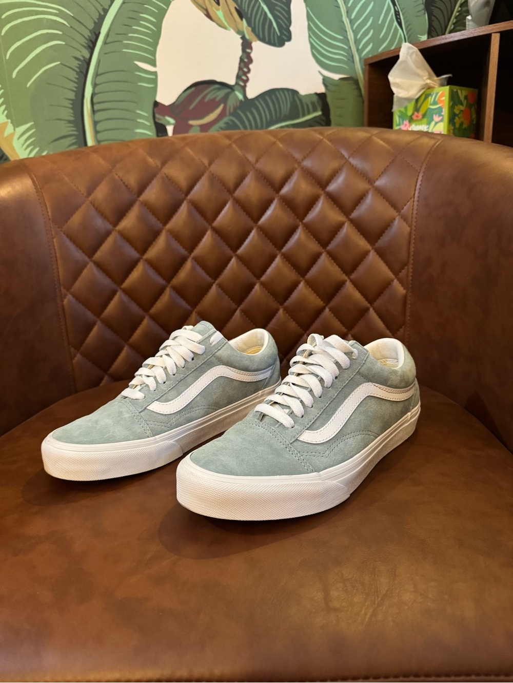 Vans Old Skool Suede Shoes, Blue
